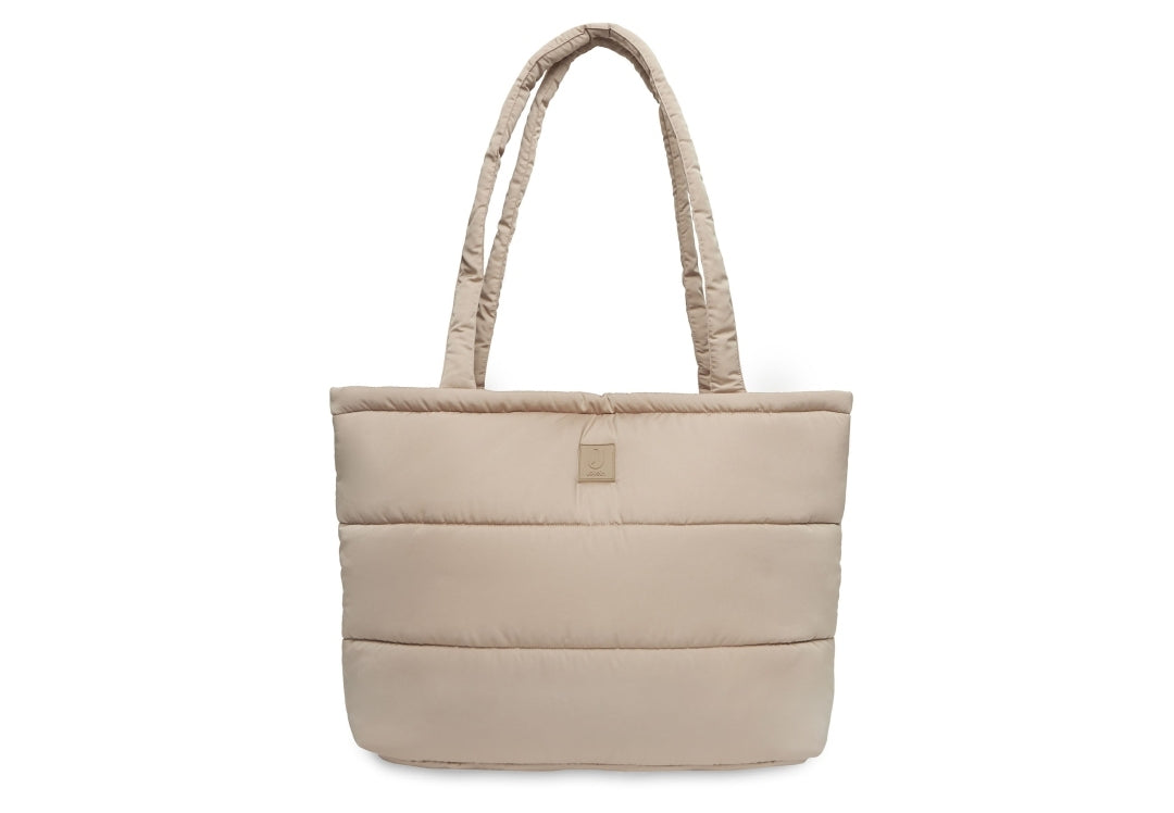 Jollein Wickeltasche Biscuit mit Wickelauflage und Innenfächern