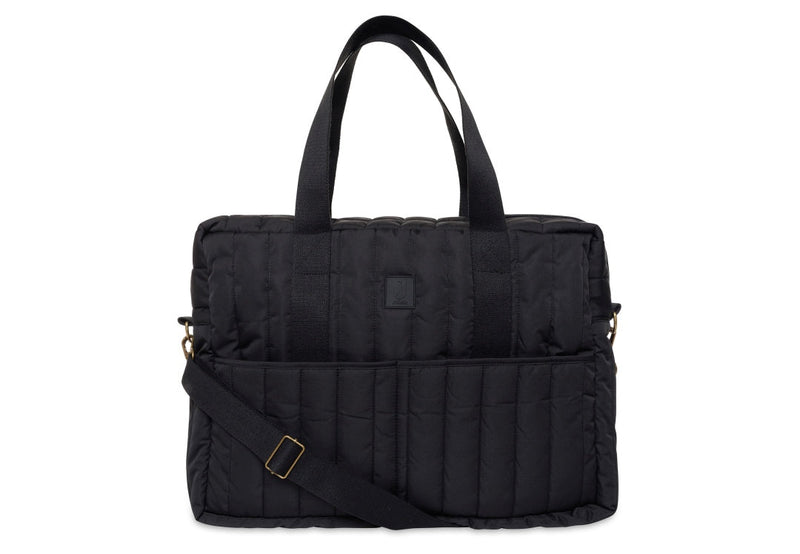 Sac à langer Puffed Moss, noir | Jollein