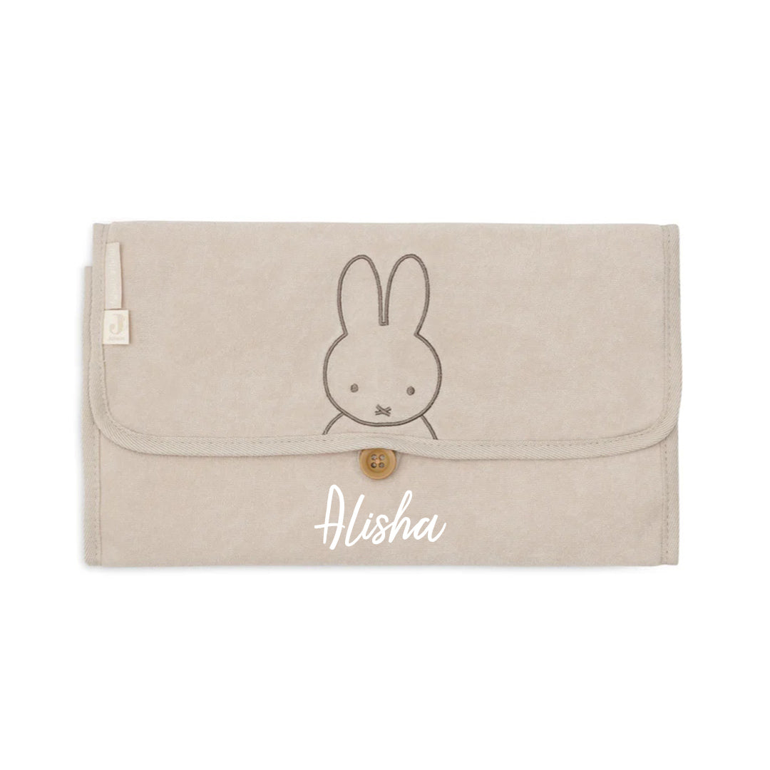 Changing mat terry cloth Miffy, Nougat | Jollein