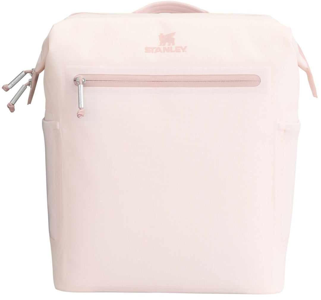 Stanley All-Day Madeleine 14 L Kühlrucksack in Rose Quartz für unterwegs