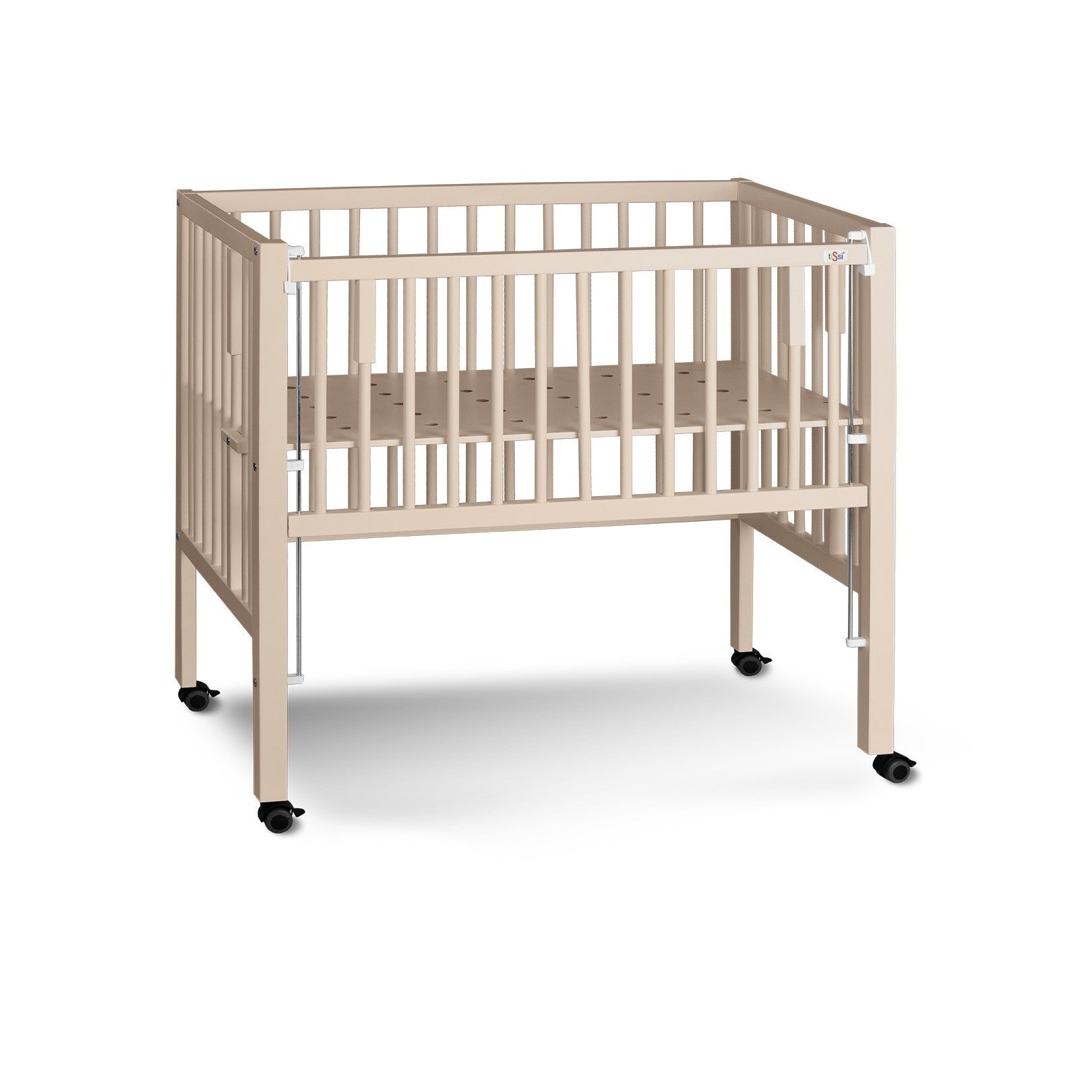 Lit bébé cododo Maxi Boxspring Hêtre Beige | tiSsi®