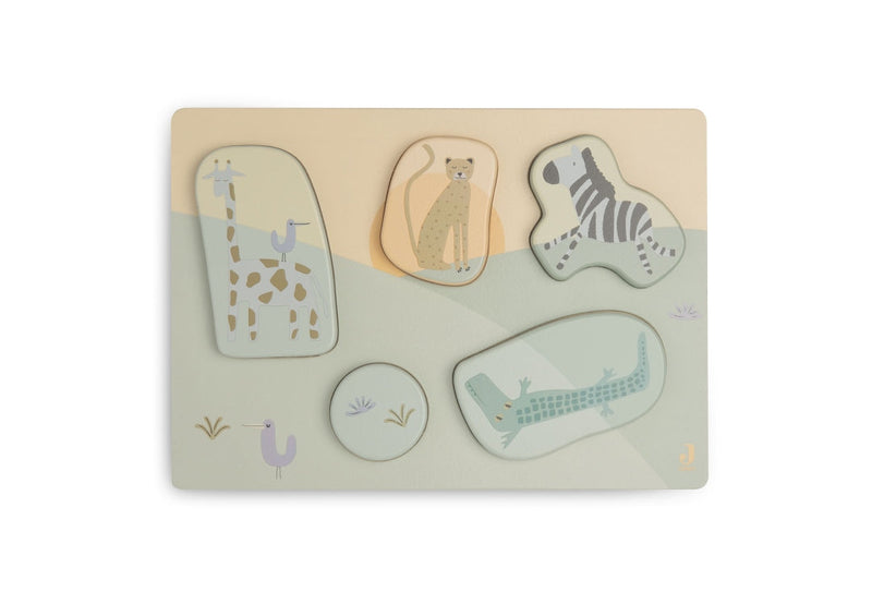 Puzzle en bois Jungle Jambo | Jollein