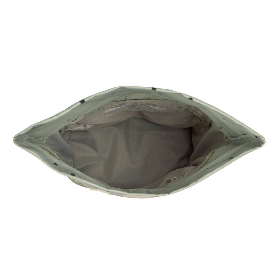 Mini Sac À Dos Rolltop Happy Prints Light Olive | Lässig
