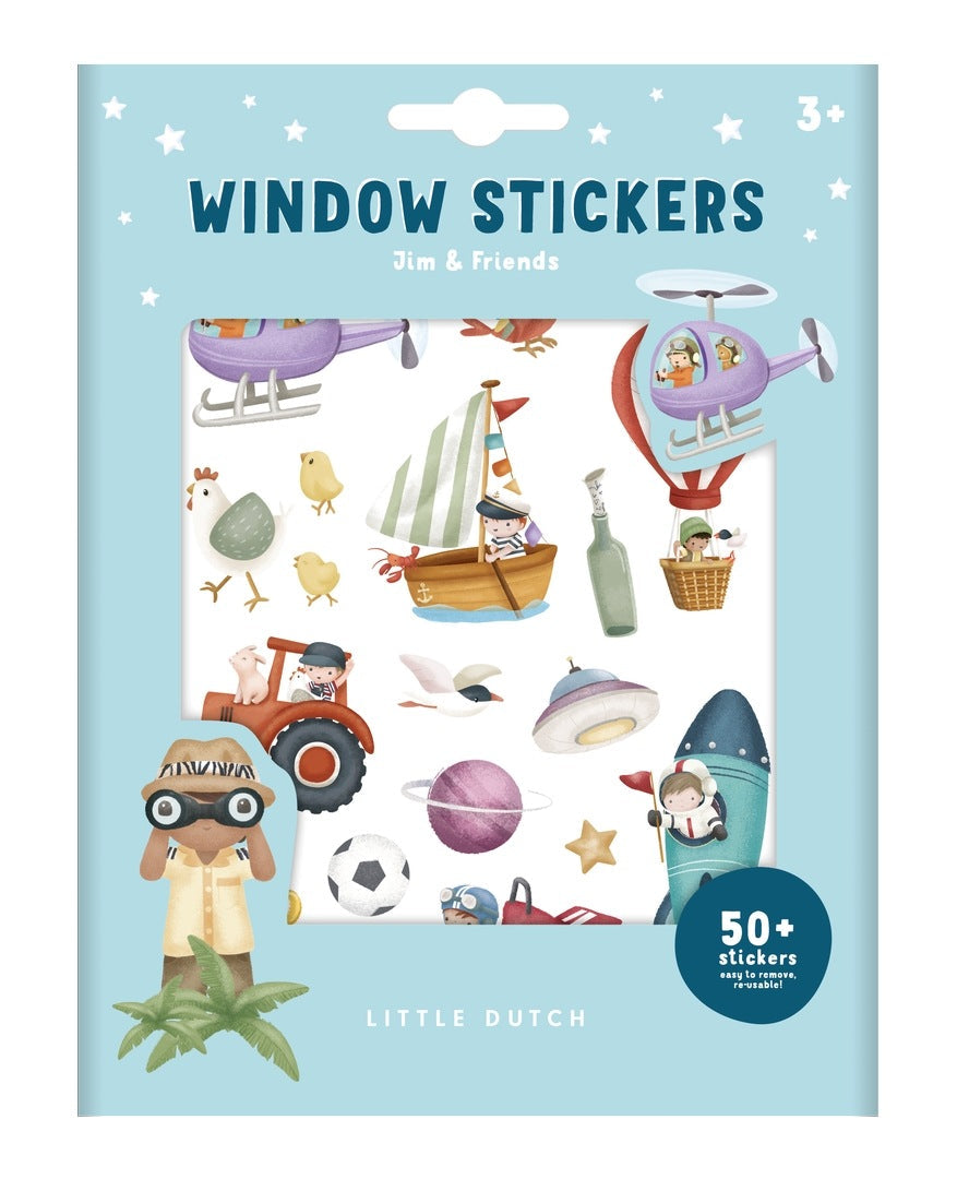 Fenstersticker Jim & Friends | Litttle Dutch