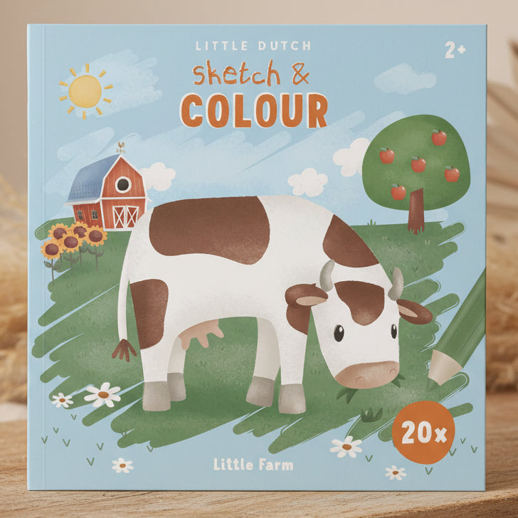 Livre de coloriage La petite ferme – Livre de coloriage créatif pour enfants | Schmatzepuffer
