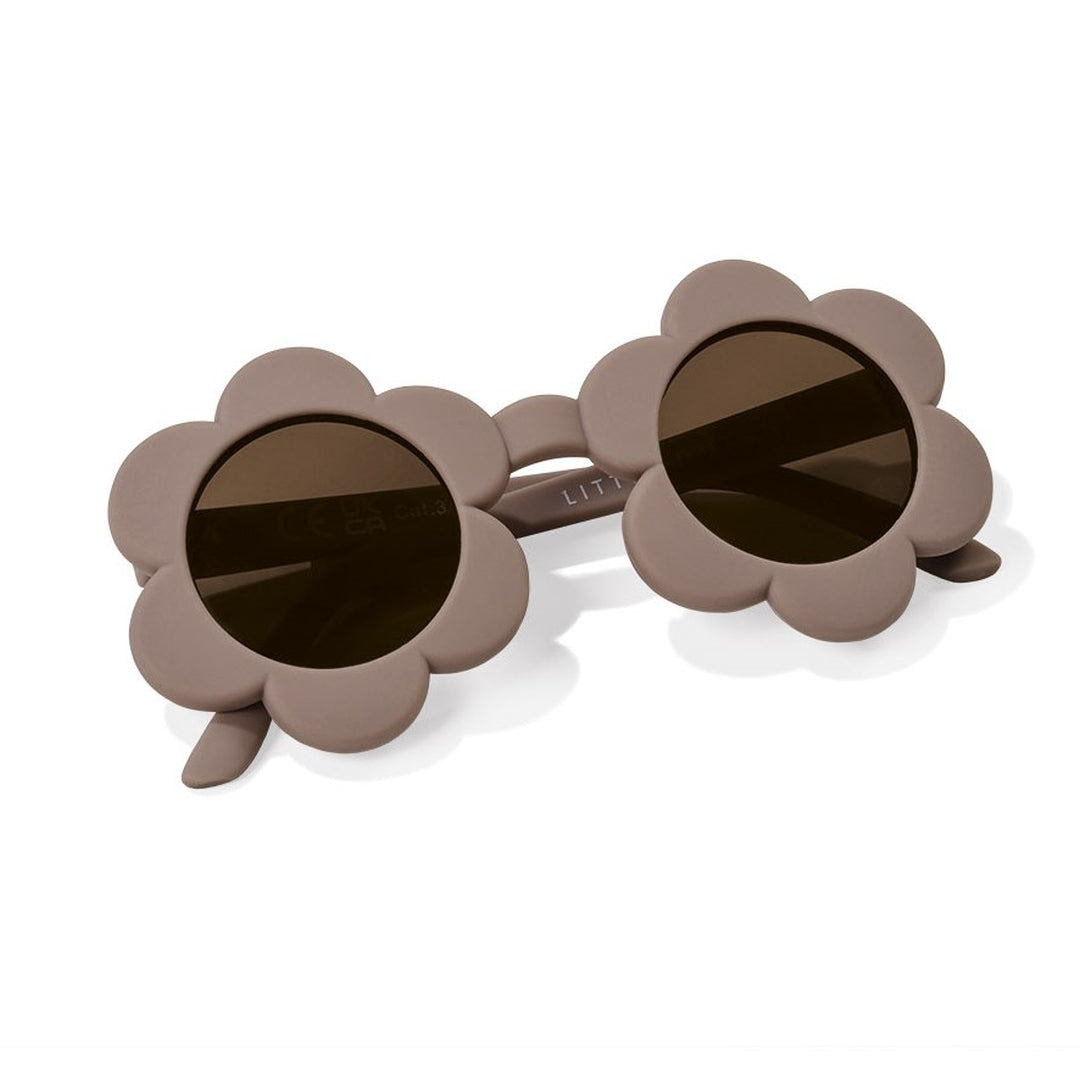 Little Dutch Blume Mauve Sonnenbrille – Kunststoffrahmen in Blumenform