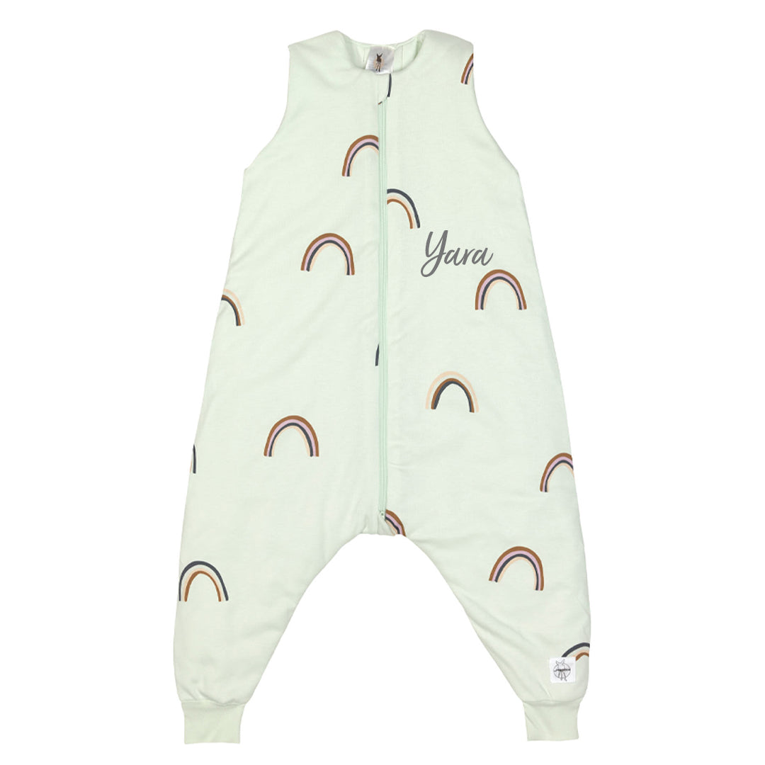 Pyjama Interlock Rainbow menthe taille 98/104 | Lässig