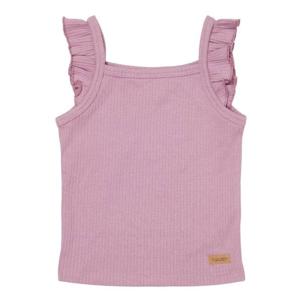 Haut à volants mauve | Little Dutch