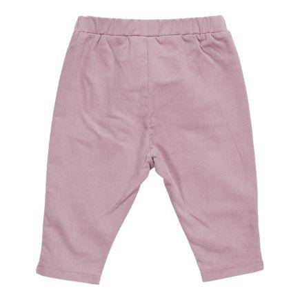 Legging en velours côtelé mauve pour bébés et enfants