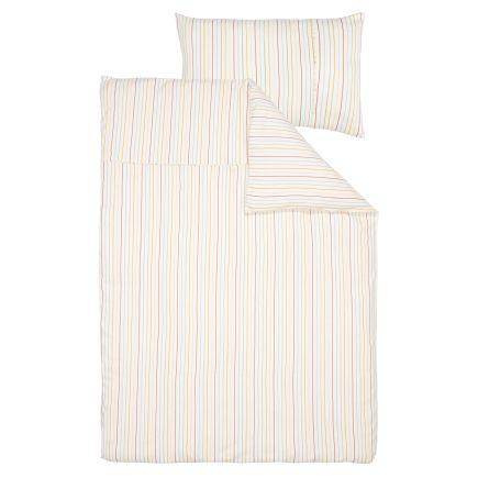 Housse de couette enfant Rayures ensoleillées vintage | Little Dutch