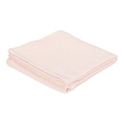 Musselintuch Swaddle 120 x 120 cm Pure Soft Pink | Little Dutch