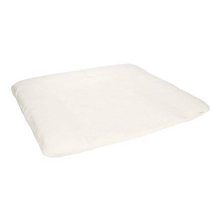 Housse de matelas à langer 75 x 85 cm Pure Soft White | Little Dutch