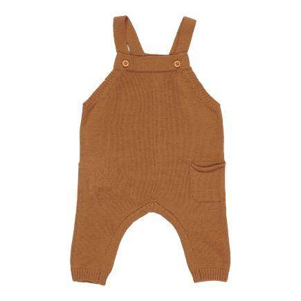 Strick-Latzhose Essential Almond für Babys
