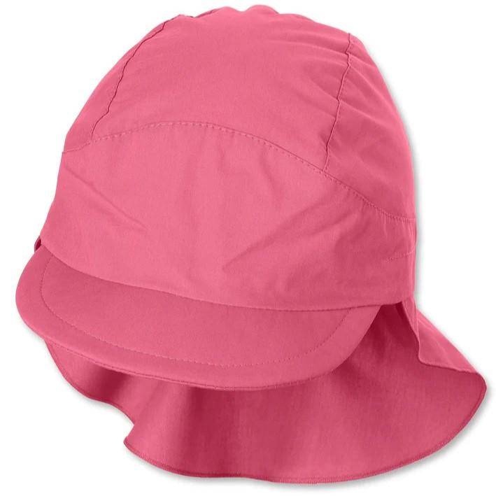 Casquette à visière avec protège-nuque corail, taille 53 | Sterntaler