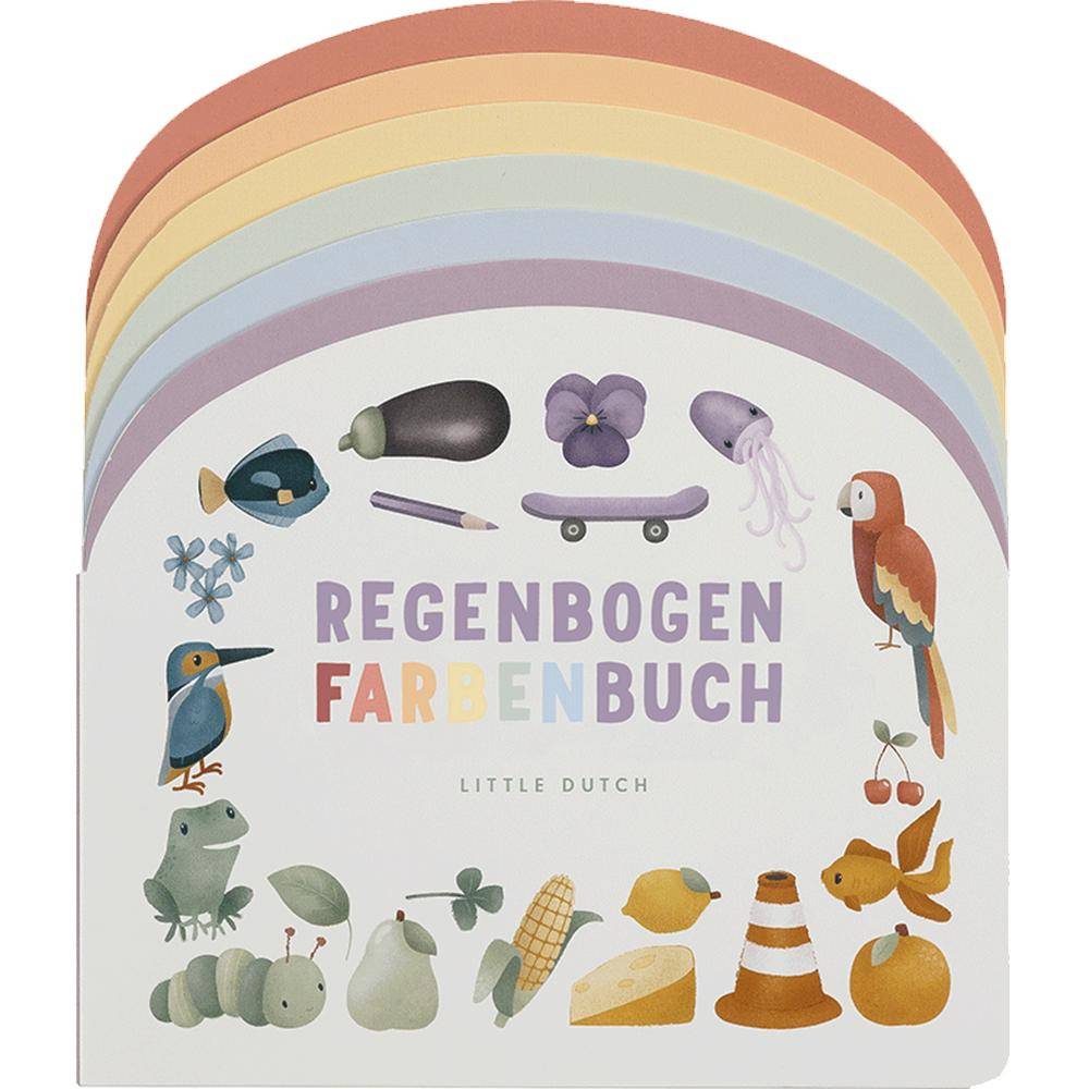 Kinderbuch Farben lernen mit Regenbogen Motiven