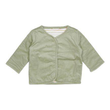 Veste réversible Rayures ensoleillées vintage / Vert - 50/56 | Little Dutch