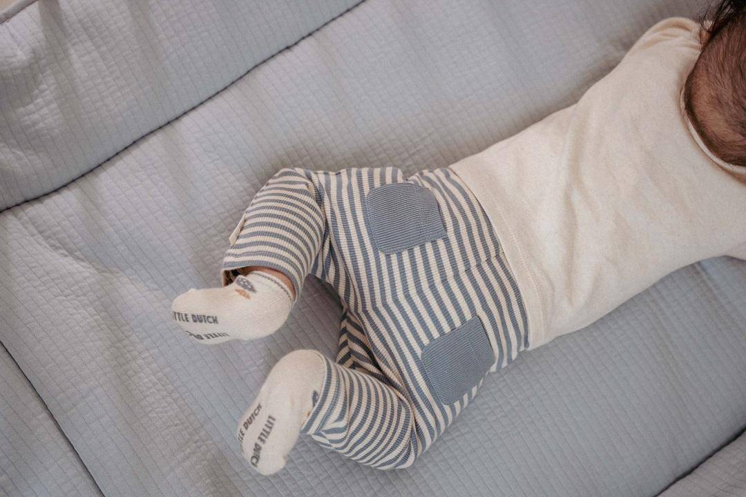 Hose Stone Blue Stripe | Little Dutch