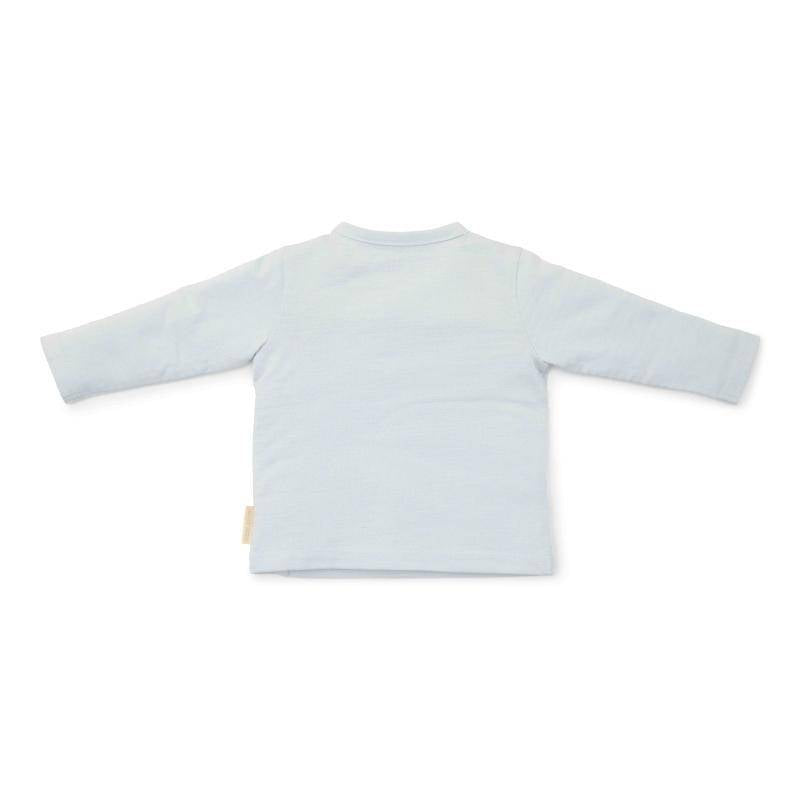 T-Shirt-Wickel langärmlig Baby Blue | Little Dutch