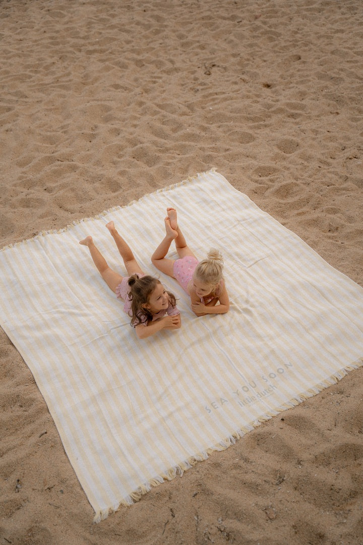 Badetuch Beach Sunny Yellow | Little Dutch
