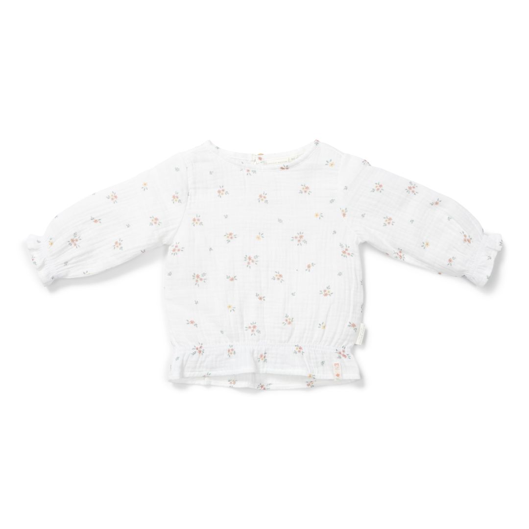 Bluse langarm White Meadows 98 | Little Dutch