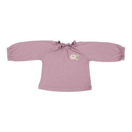 Chemise manches longues Vintage Petites Fleurs Mauve - 50/56 | Little Dutch
