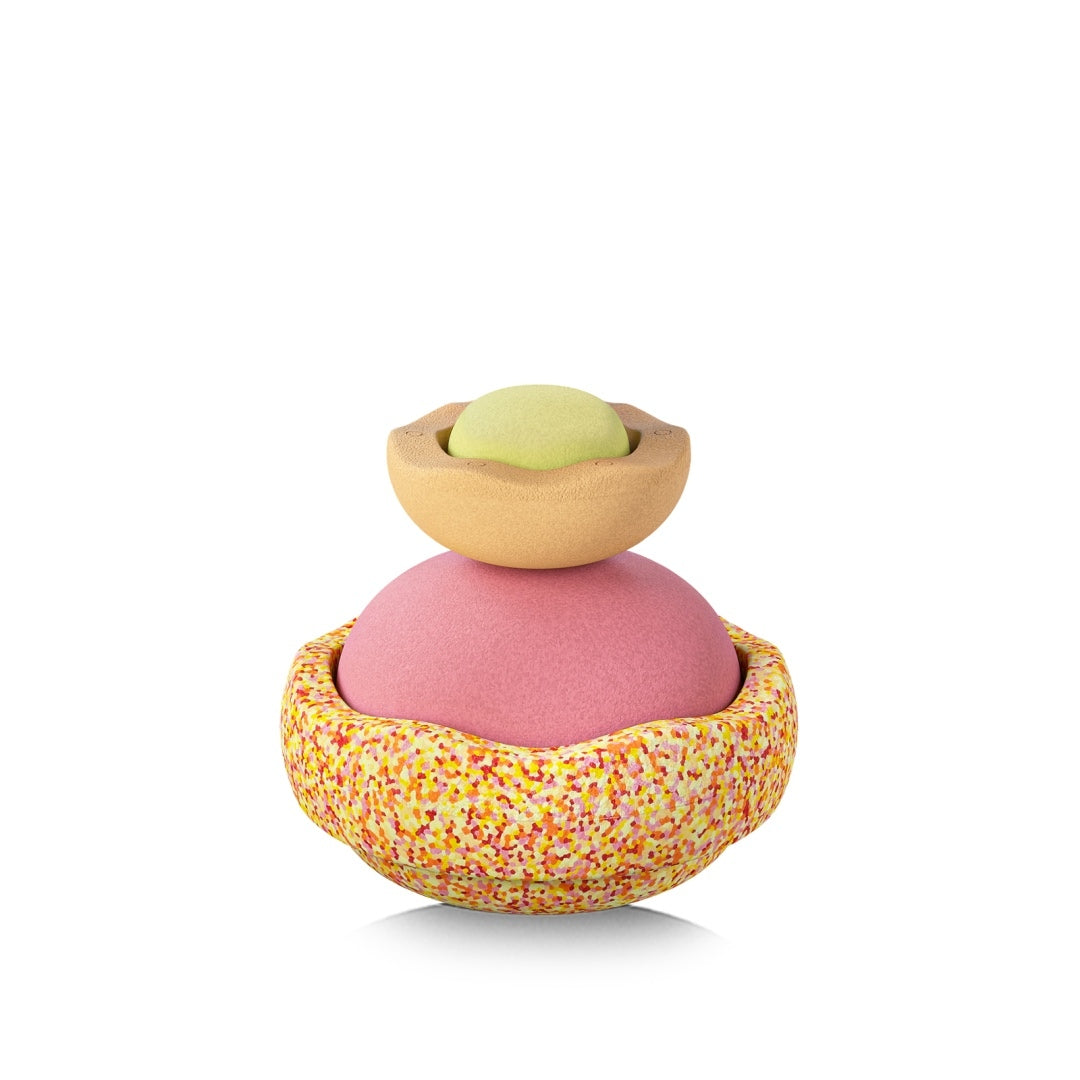 Stapelstein Inside, lot de 4 pierres empilables pastel chaud