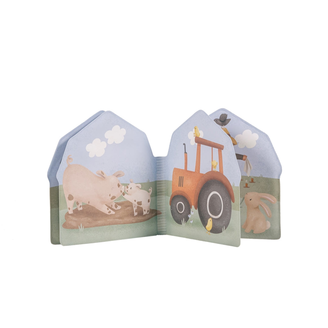 Livre de bain pour bébés à partir de 6 mois – La ferme avec des motifs d'animaux