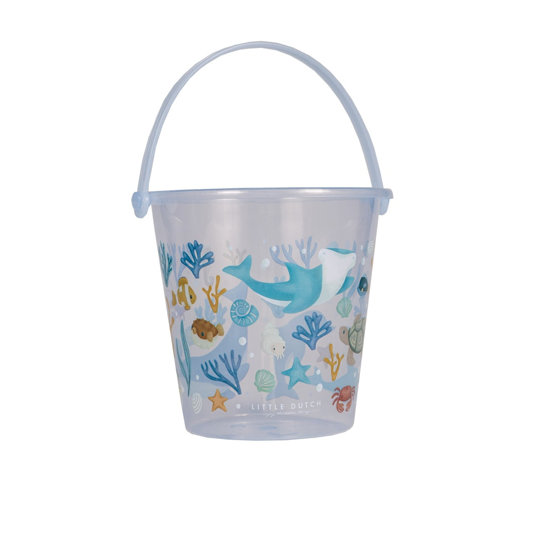 Seau Ocean Dreams bleu – Jouet de sable pour la plage et le bac à sable