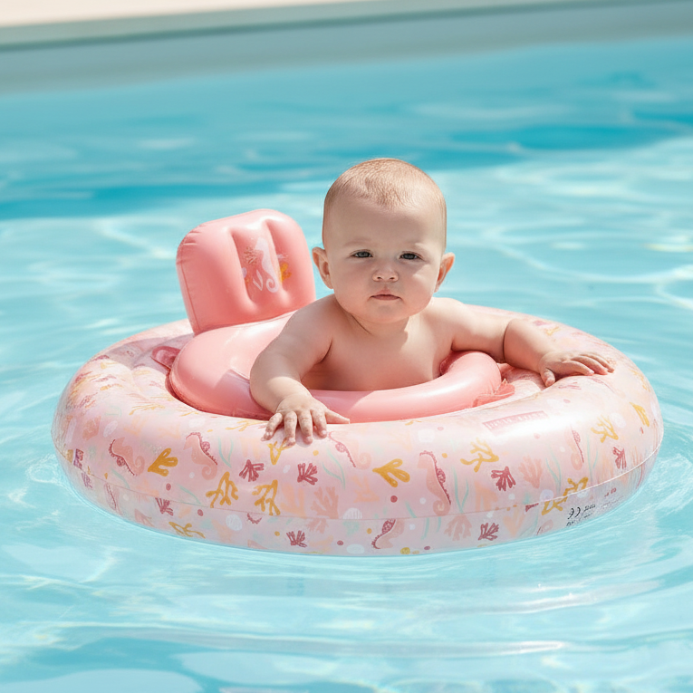 Baby Swim Ring with Seat for Safe Water Fun