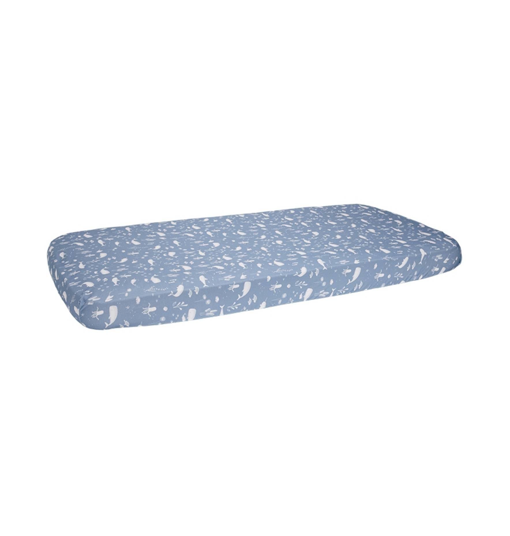 Drap de lit bleu océan | Little Dutch