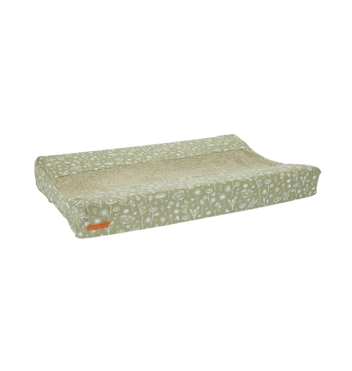 Little Dutch Wickelauflagenbezug Wild Flowers Olive