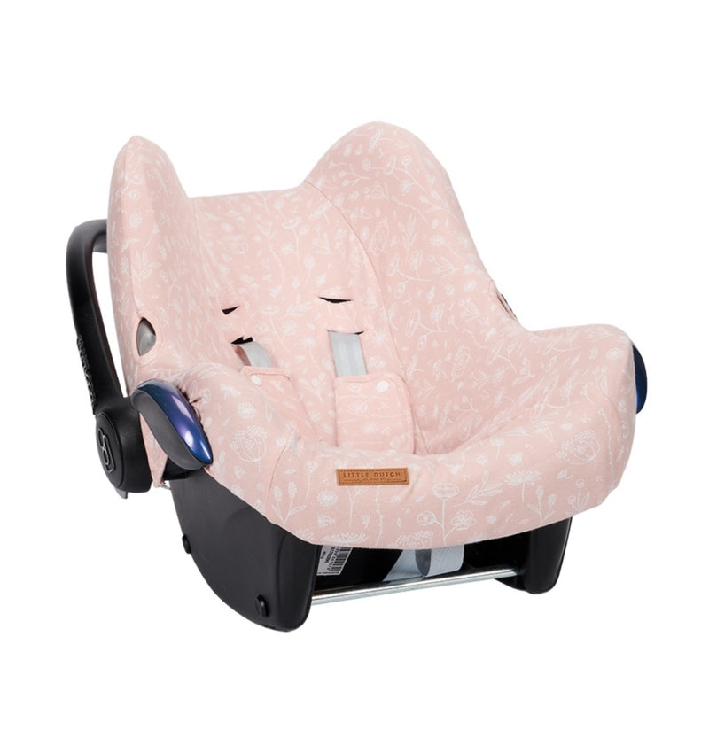Housse de siège auto pour bébé 0+ Fleurs sauvages Rose | Little Dutch