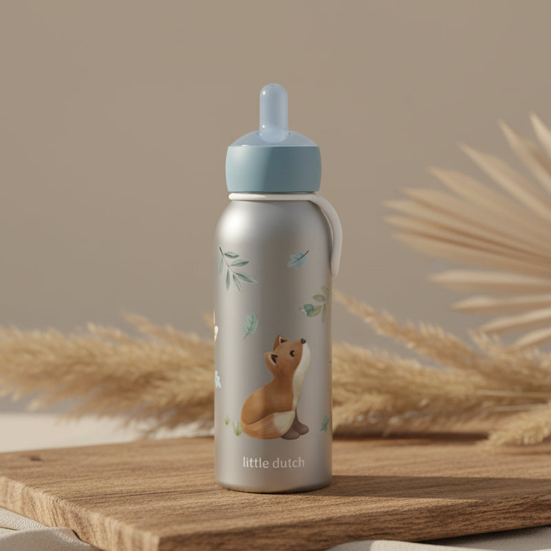 Bouteille isotherme Flip-Up Campus 350 ml – Forest Friends | Mepal x Little Dutch