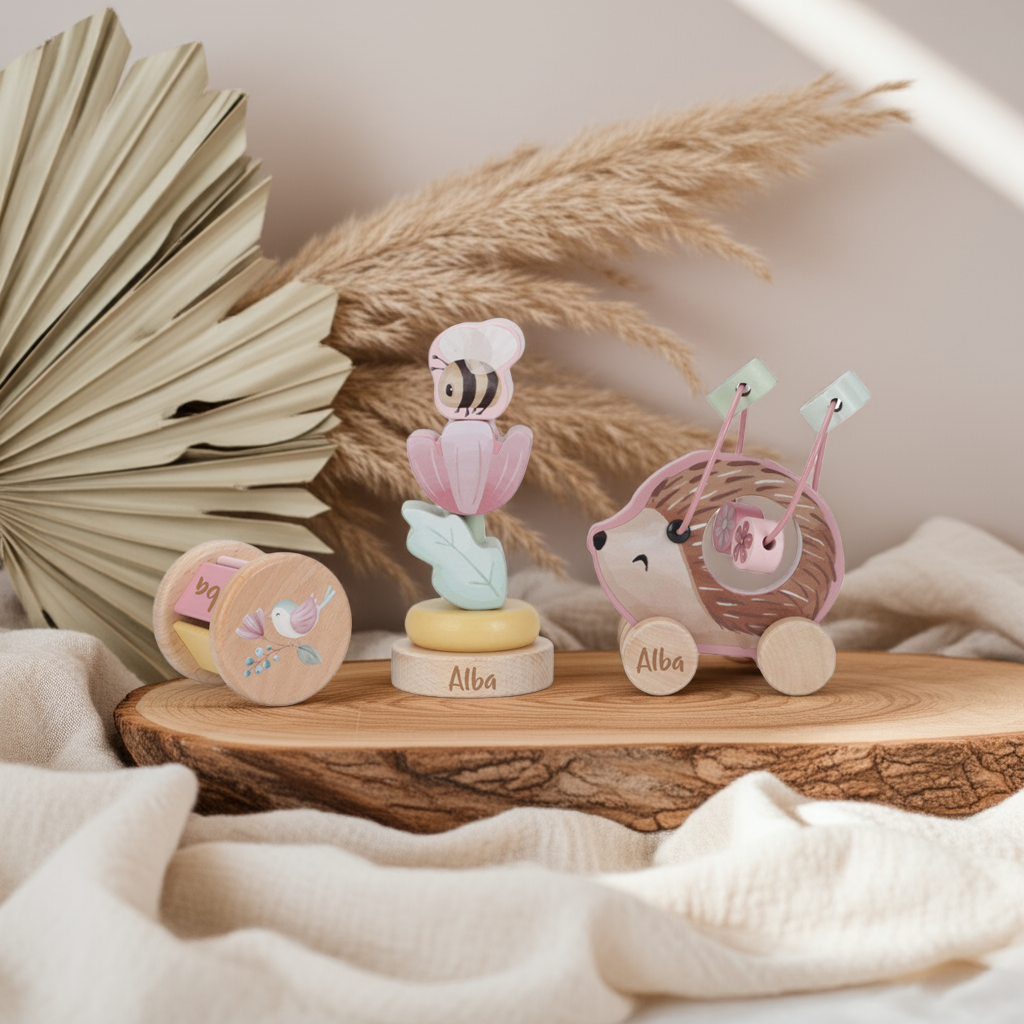 Little Dutch Fairy Garden Geschenkset aus Holz – Detailansicht