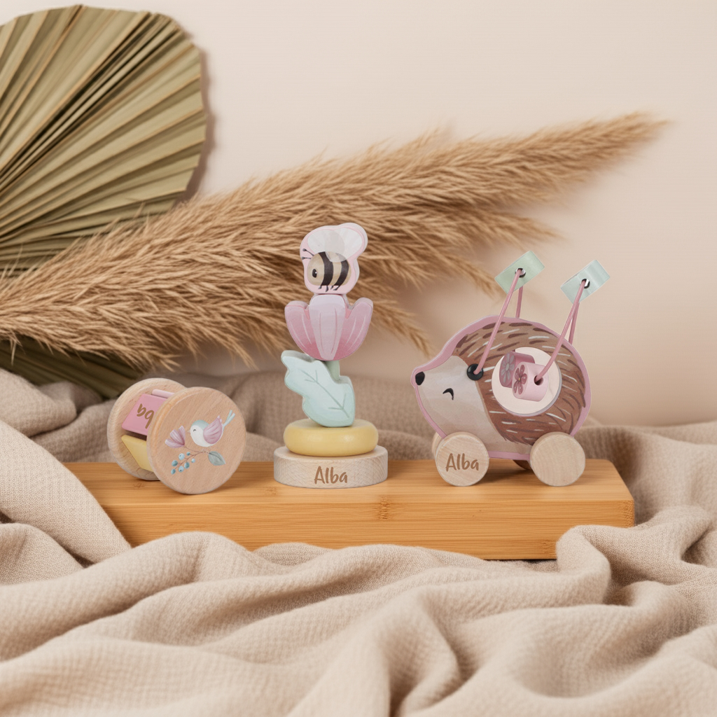 Fairy Garden Holz-Geschenkset von Little Dutch – Produktansicht