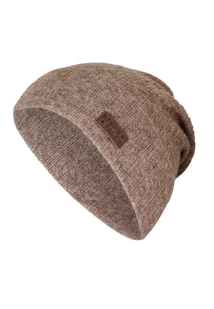 Sterntaler Slouch-Beanie Struktur Braun Größe 51