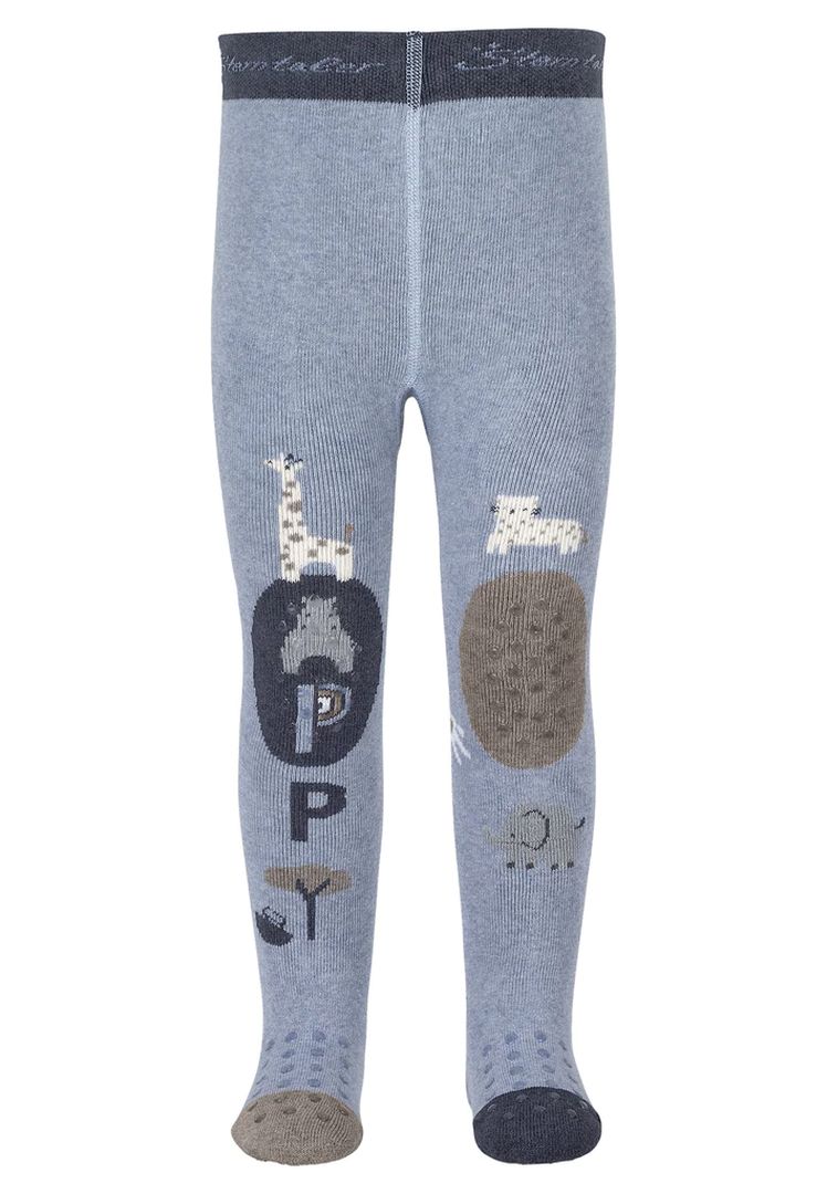 Collants Happy rampants bleus, taille 80 | Sterntaler