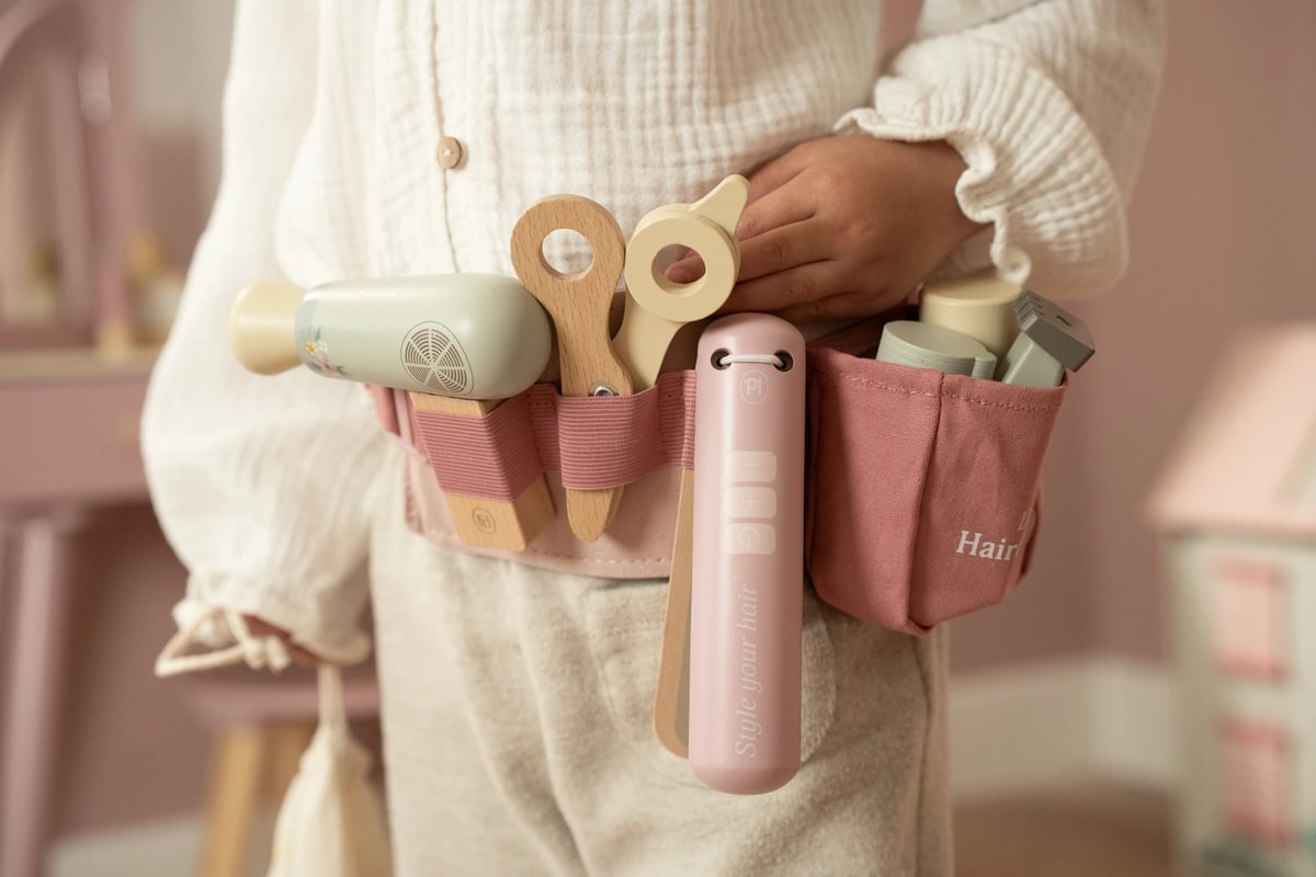 Kit coiffeur en bois Rose | Little Dutch