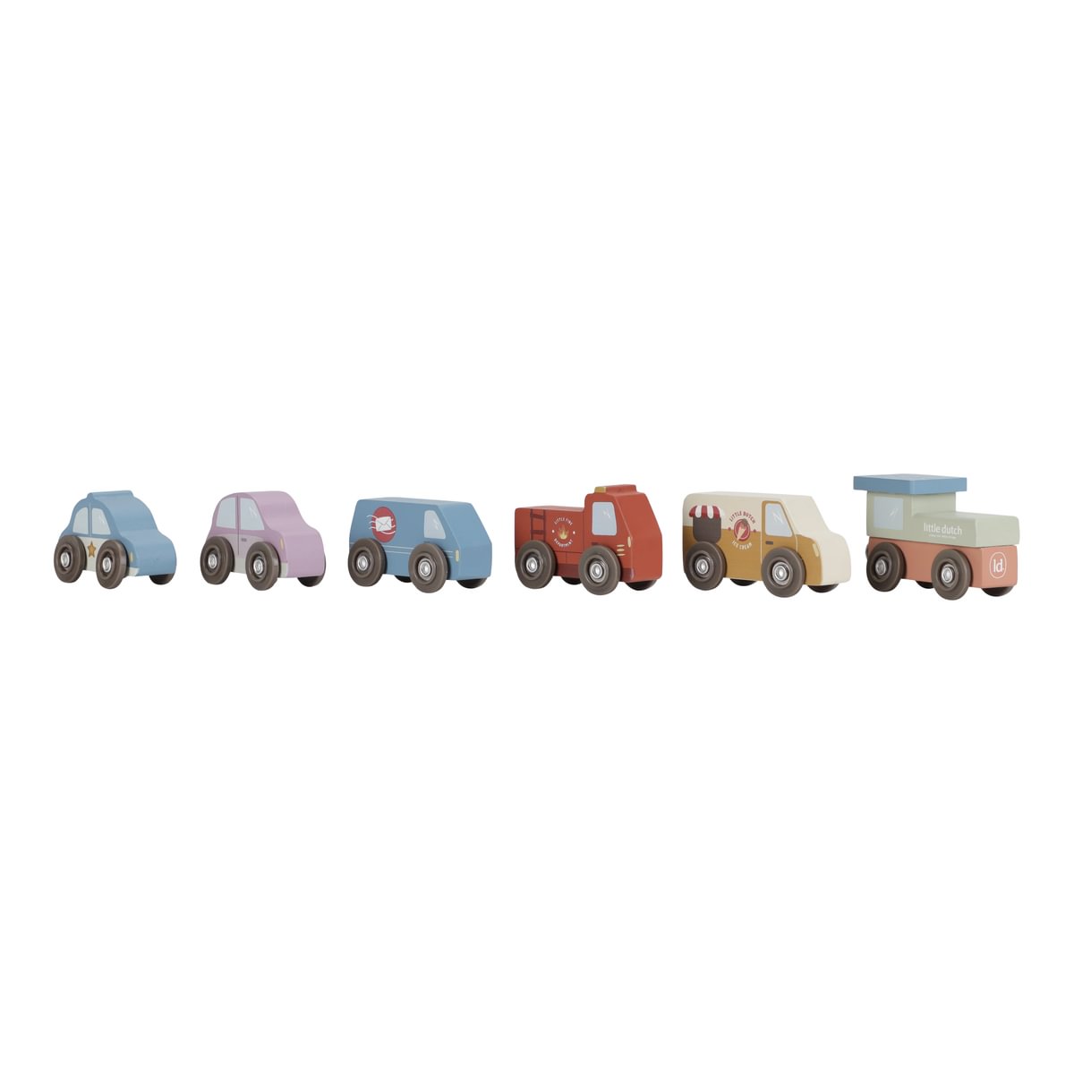 Cubes à empiler avec voitures pour univers de jeux de train en bois | Schmatzepuffer