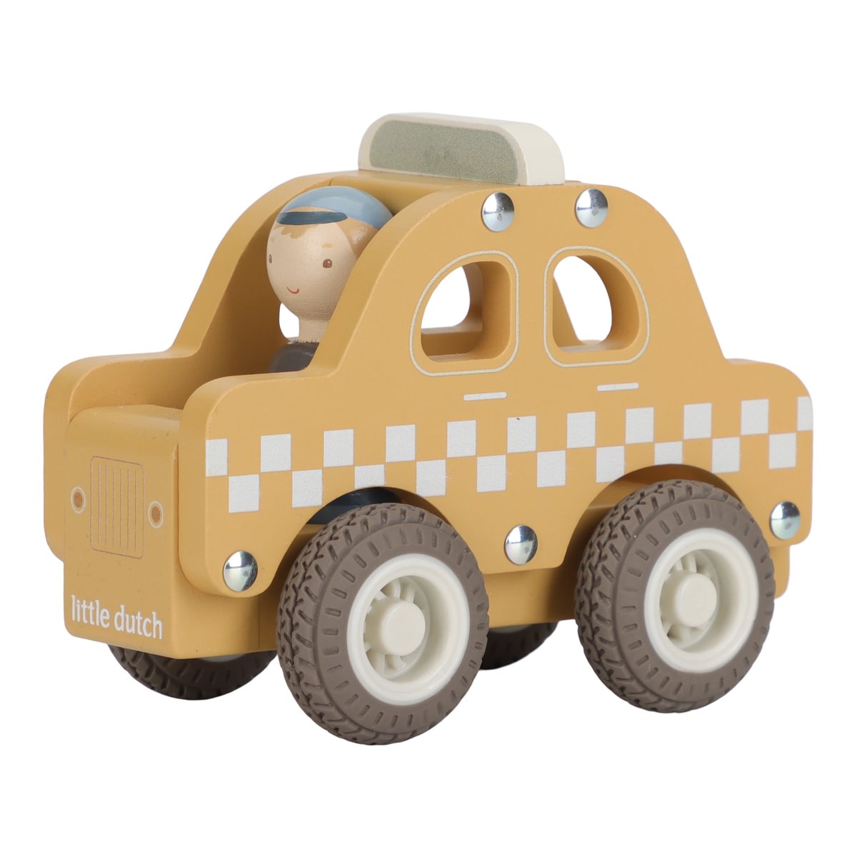 Taxi en bois pour enfants – le plaisir de jouer pour les petits explorateurs