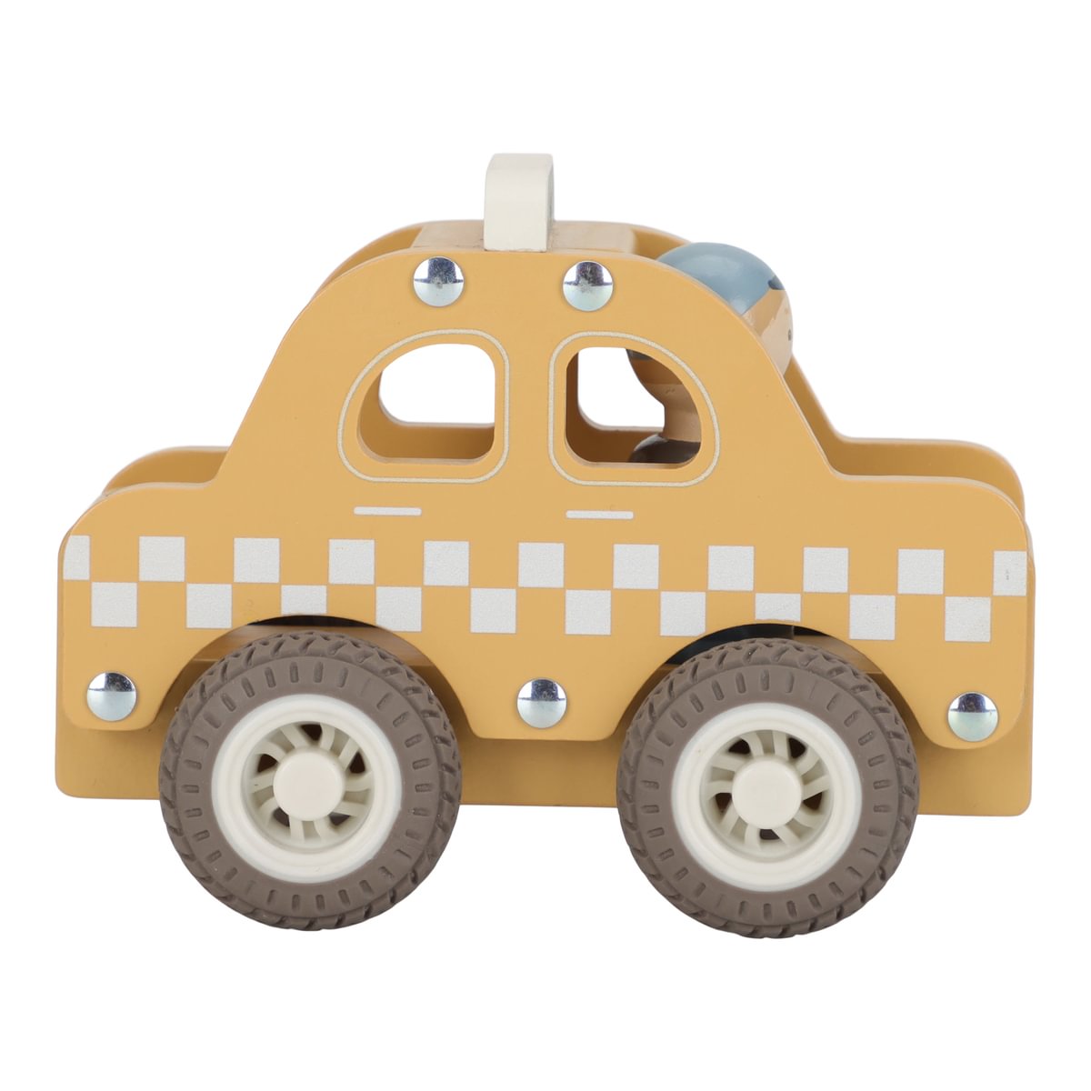 Taxi en bois pour enfants – le plaisir de jouer pour les petits explorateurs