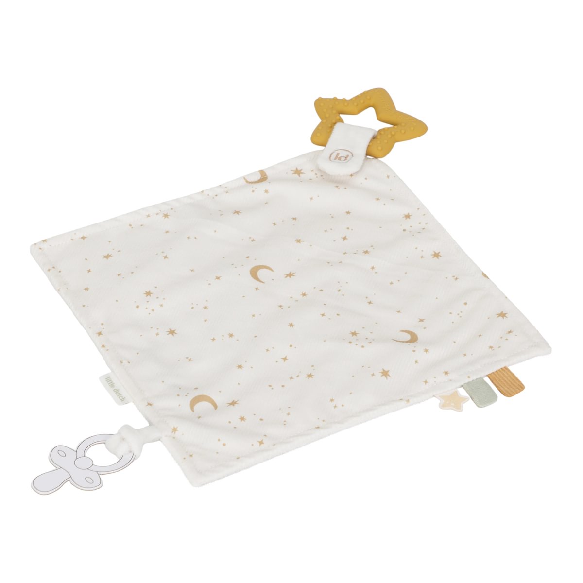 Doudou avec anneau de dentition Newborn Naturals