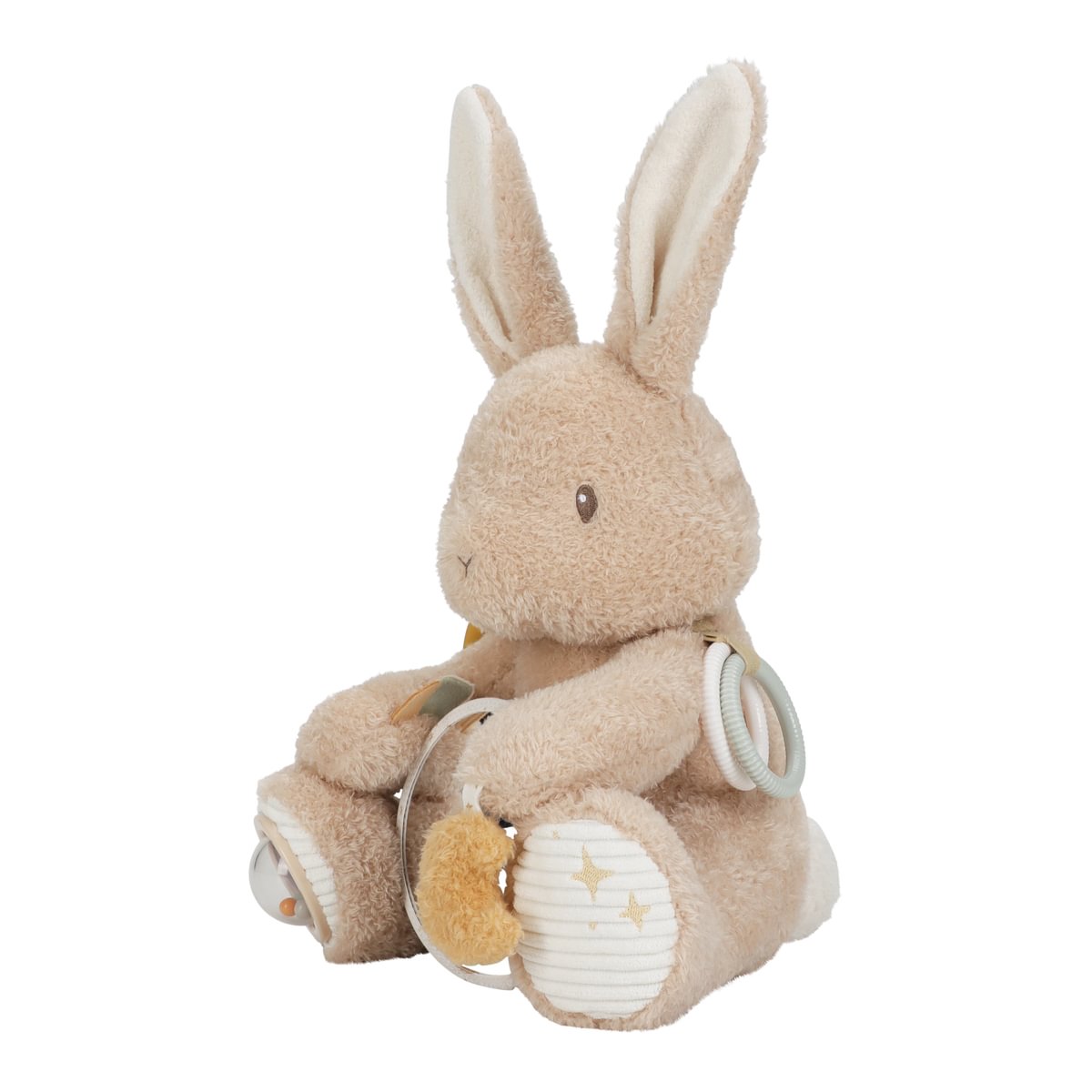 Doudou d'activités bébé lapin GRS
