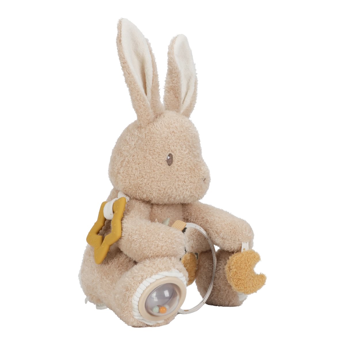 Doudou d'activités bébé lapin GRS