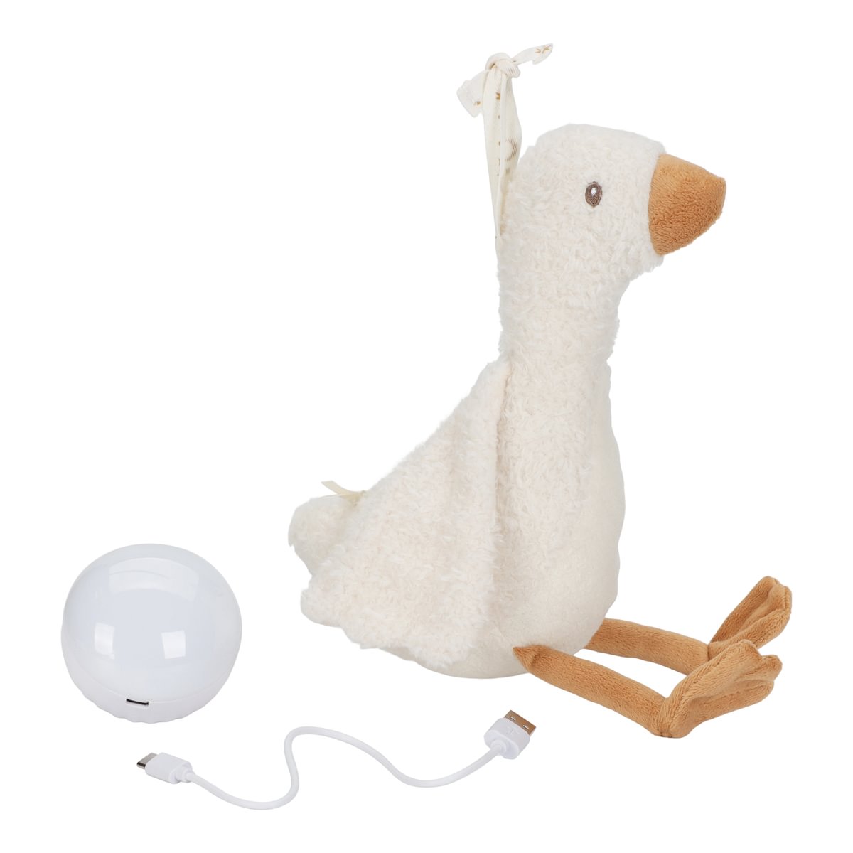 Oie en peluche lumineuse et musicale GRS