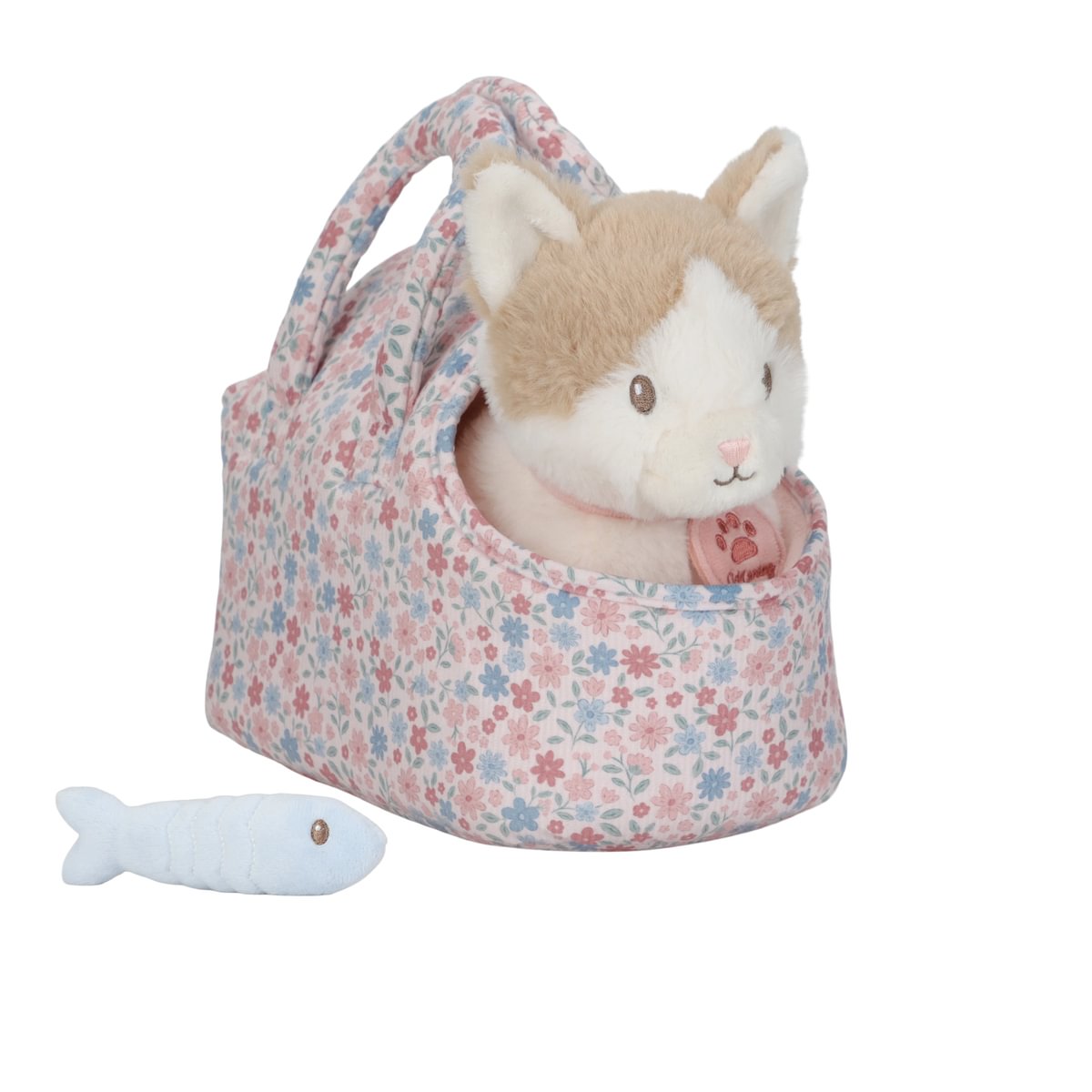 Chat en peluche Marley dans un sac GRS