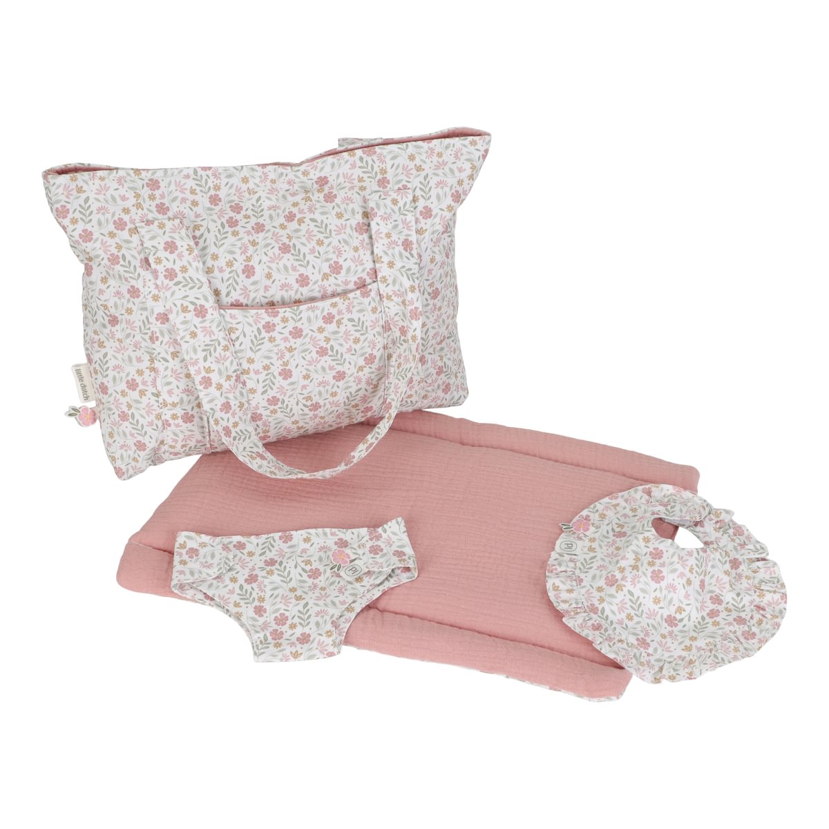 Sac à langer de poupée Soft Flowers