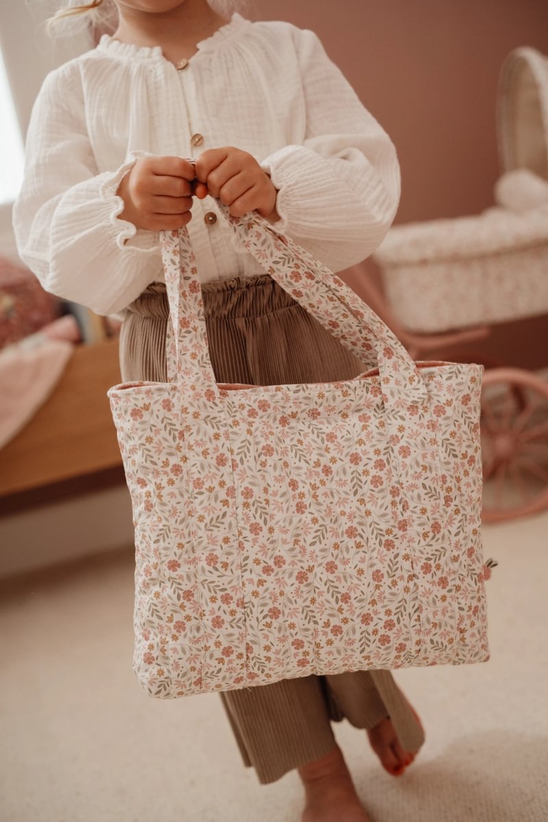 Sac à langer de poupée Soft Flowers