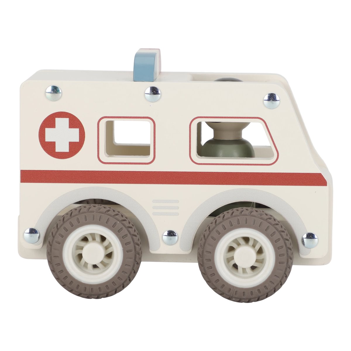 Ambulance en bois personnalisable avec prénom