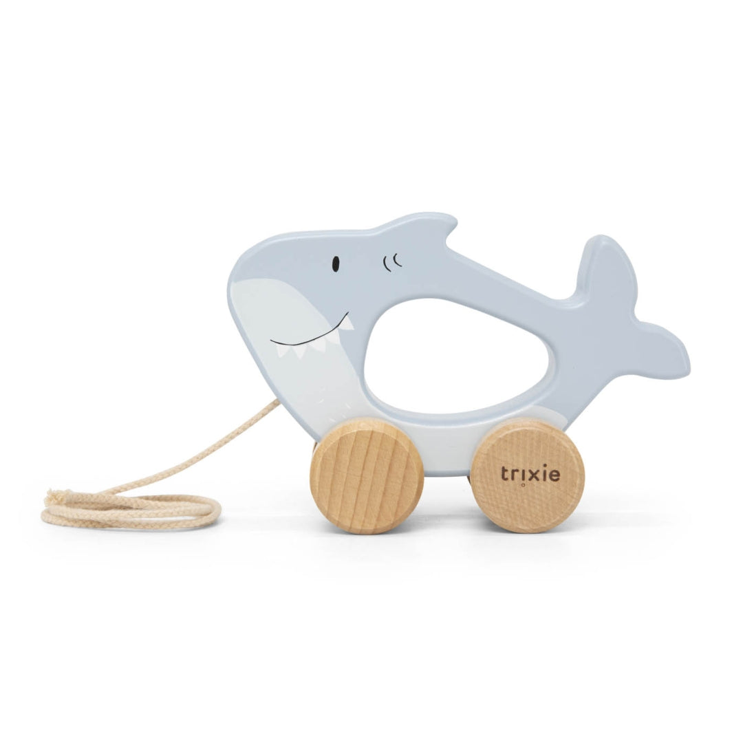Animal à traîner en bois - Monsieur Requin | Trixie